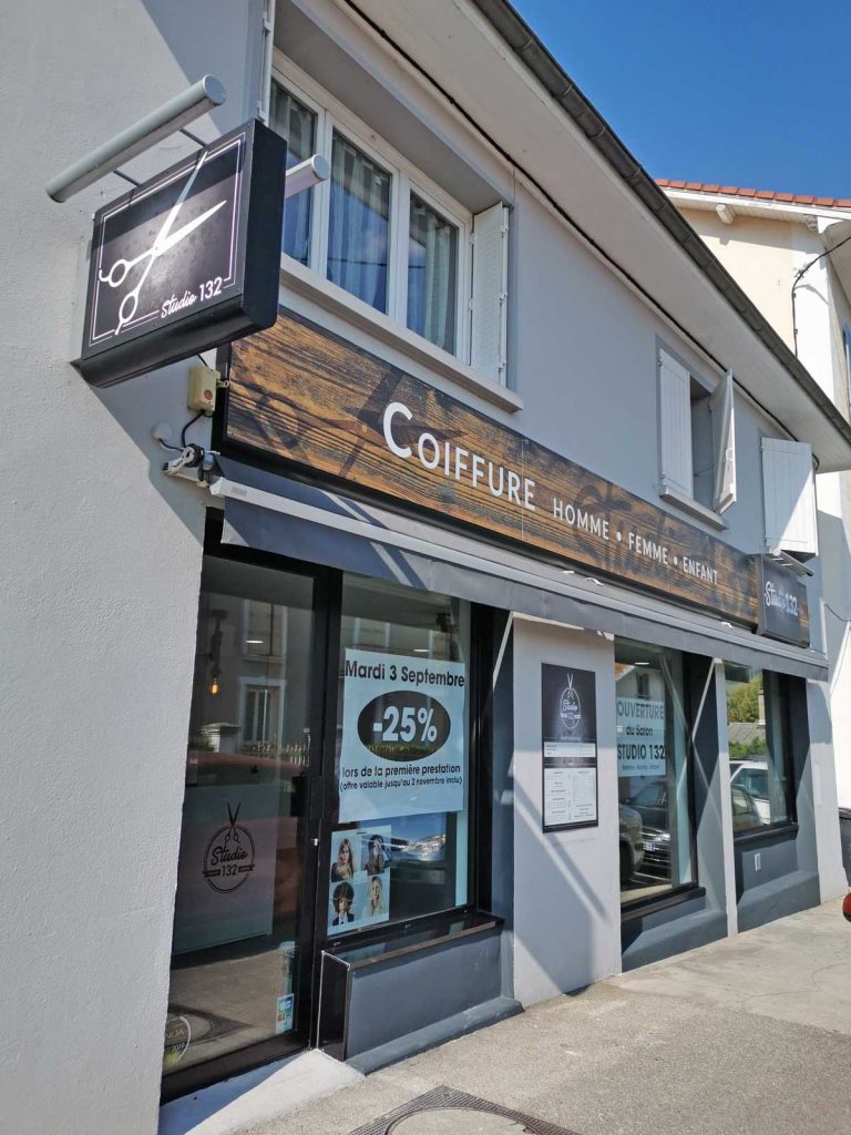 Nouveau coiffeur  Studio 132  Voiron  Face au cimetière, av. Jean Jaurès